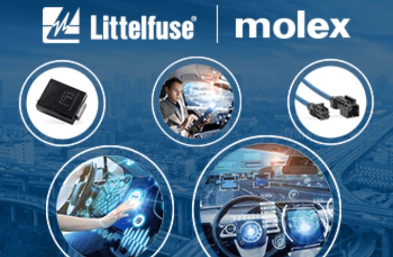 Littelfuse and Molex Connected Mobility Solutions for Automotive Communications Systems Littelfuse and Molex Connected Mobility Solutions for Automotive Communications Systems