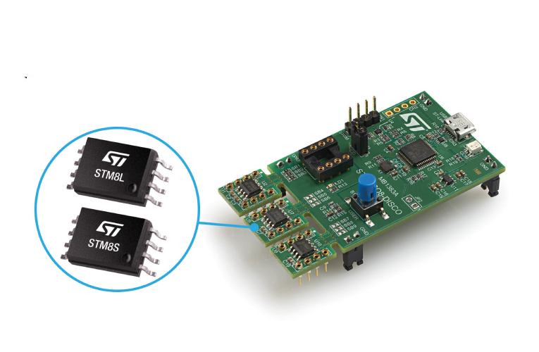 One-Board Discovery Kit Contains Three 8-Pin STM8 Microcontrollers for Best Convenience and Value One-Board Discovery Kit Contains Three 8-Pin STM8 Microcontrollers for Best Convenience and Value