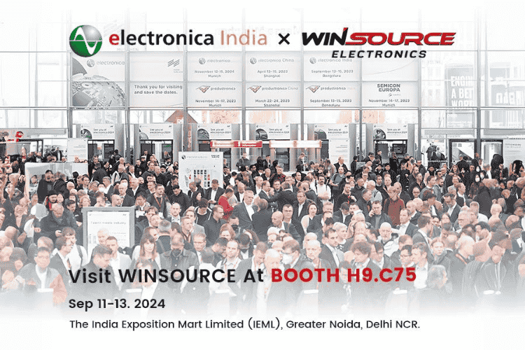 WIN SOURCE at Electronica India 2024 WIN SOURCE at Electronica India 2024