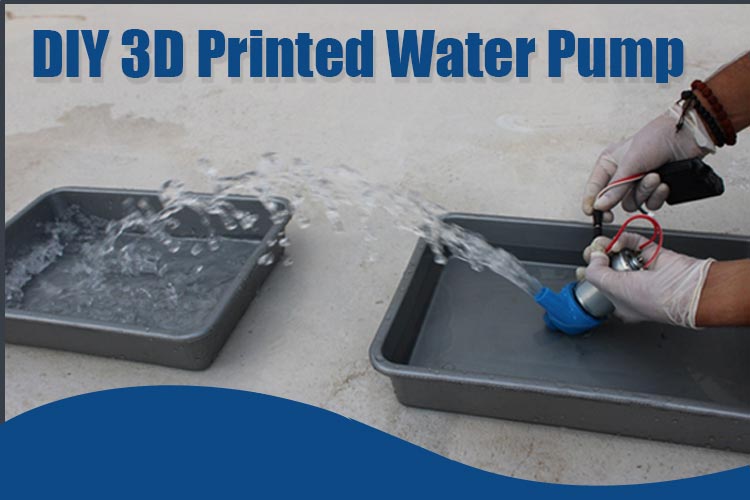 DIY 3D Printed Water Pump using DC Motor DIY 3D Printed Water Pump using DC Motor