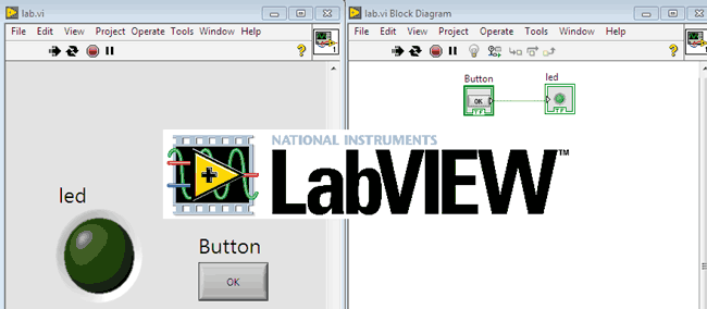 Getting Started with LabVIEW: Glow LED with Button Getting Started with LabVIEW: Glow LED with Button