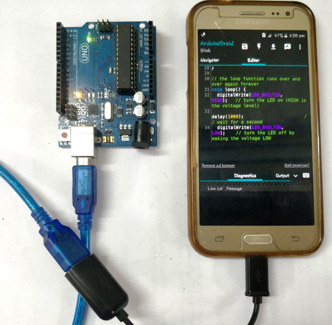 Program your Arduino with an Android device Program your Arduino with an Android device