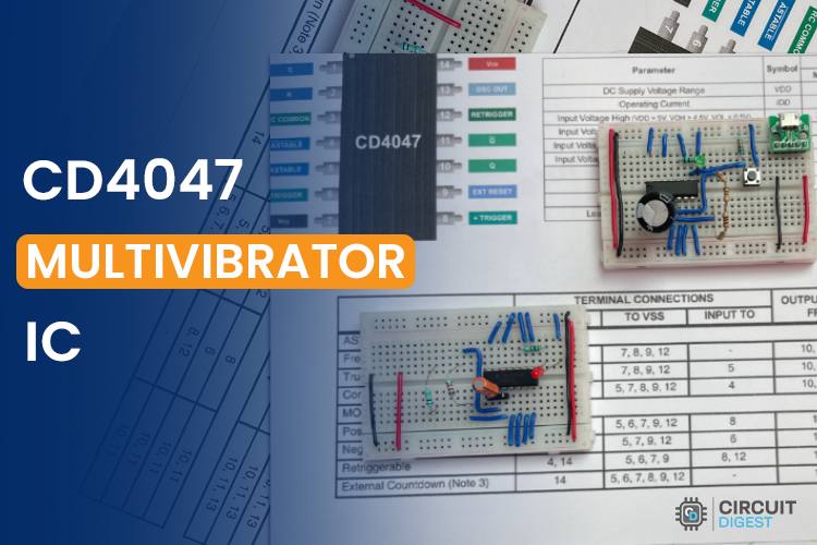 CD4047 Multivibrator IC CD4047 Multivibrator IC