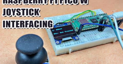 Raspberry Pi Pico W with Analog Joystick Module