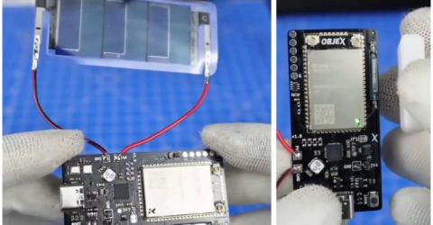 Battery-less, Solar-powered Smart Door Sensor