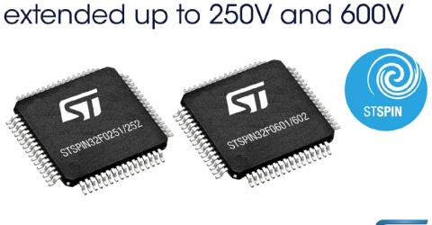 STSPIN32 BLDC Drivers from STMicroelectronics
