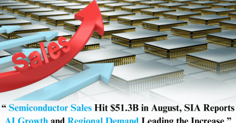 Global Semiconductor Sales Hits $51.3B