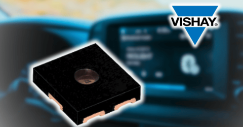 Vishay RGBIR Color Sensor for Automotive Displays
