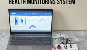 Health Monitoring System using Arduino UNO R4 WiFi and IoT Cloud