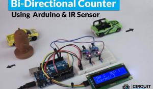 Bidirectional Counter Using Arduino and IR Sensors