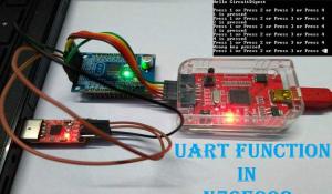 UART Communication with Nuvoton N76E003 Microcontroller 