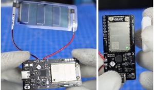Battery-less, Solar-powered Smart Door Sensor