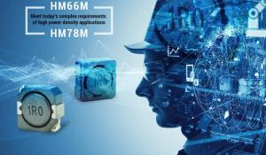 HM66M and HM78M series surface mount inductors from TT Electronics